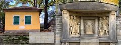 Schillerhäuschen und Schillerdenkmal