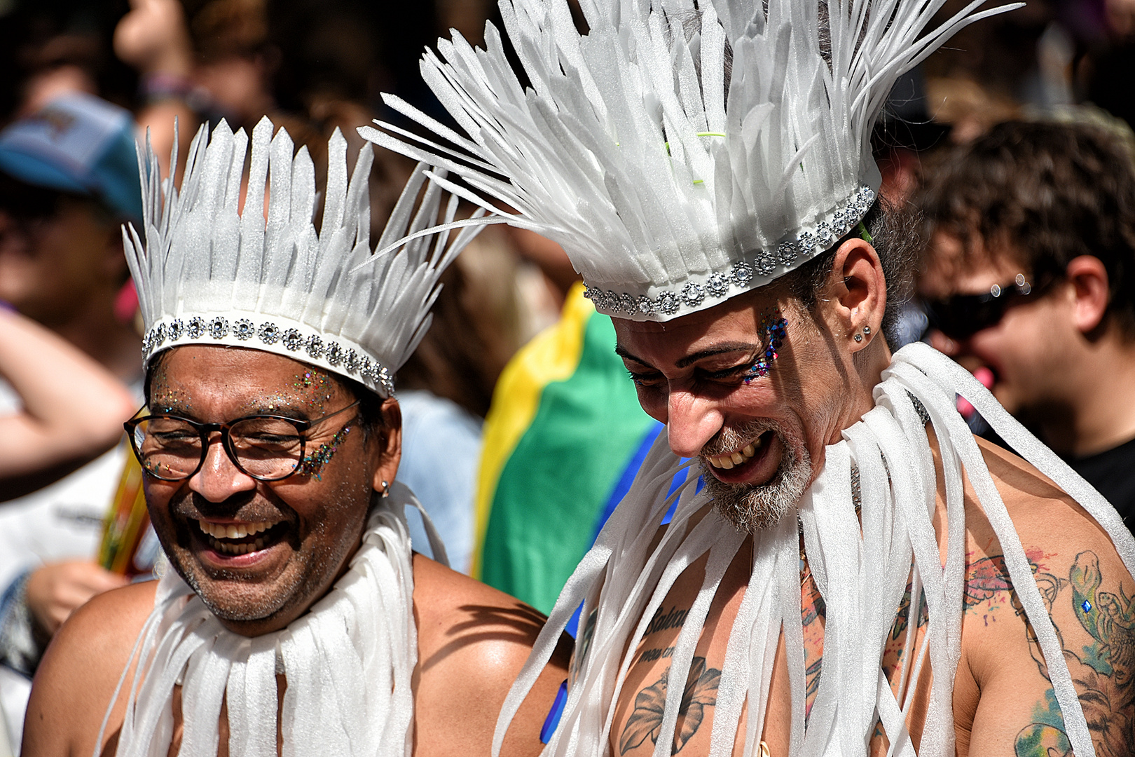 Schillernde Gäste auf dem CSD