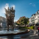 Schillerplatz mit Fastnachtsbrunnen