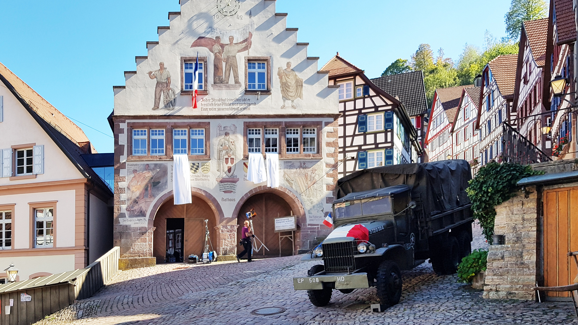 Schiltach, im Film Klosterbach unter französischer Besatzung