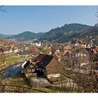 Schiltacher Streifzüge - Häberlesbergblick auf Schiltach...