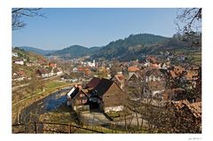 Schiltacher Streifzüge - Häberlesbergblick auf Schiltach...