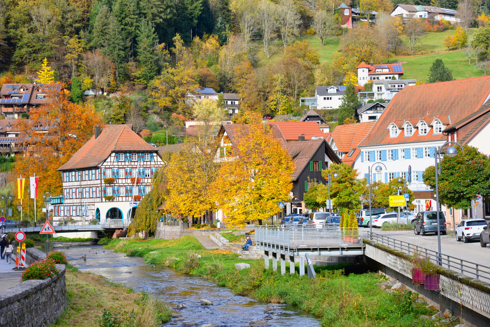 Schiltach/Schwarzwald Stadtansicht