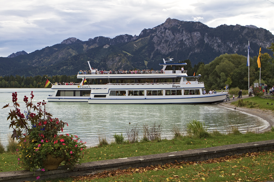 Schippern auf dem Forggensee