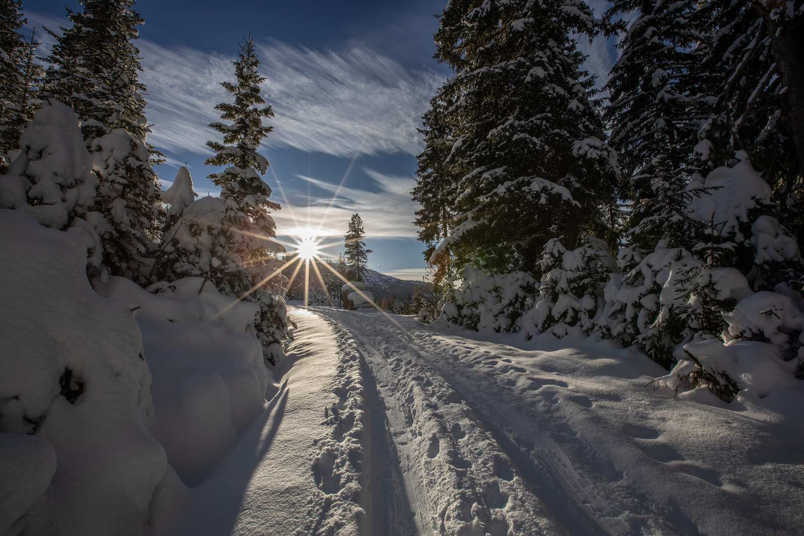 Schitour im Winterparadies