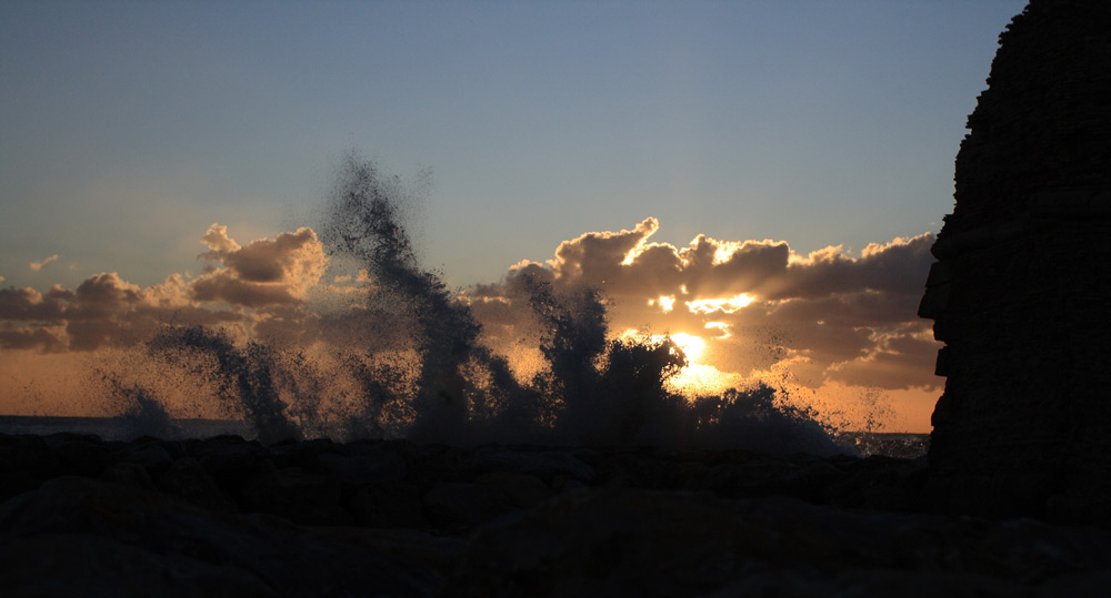 Schizzi al tramonto