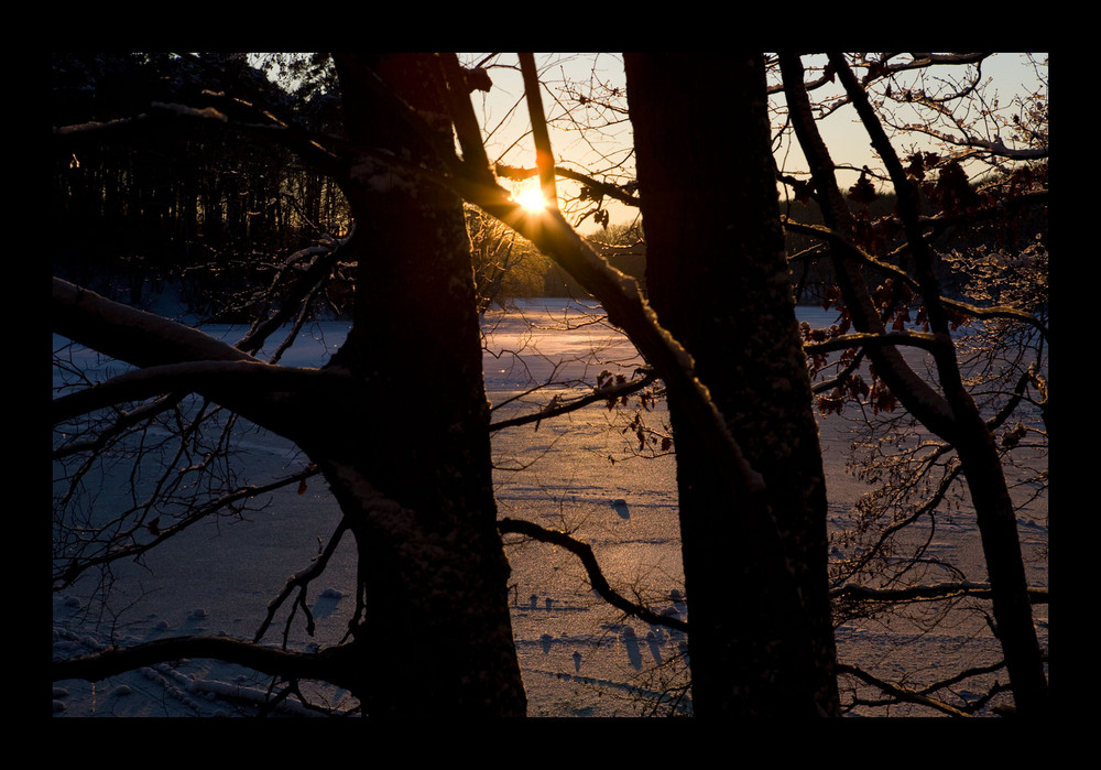 Schlachtensee - Sonnenuntergang