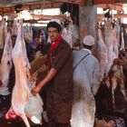 Schlachthof in Marokko