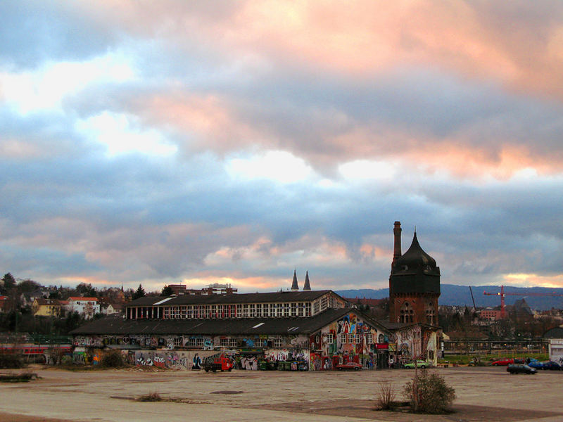 schlachthof wiesbaden Foto & Bild architektur, stadtlandschaft
