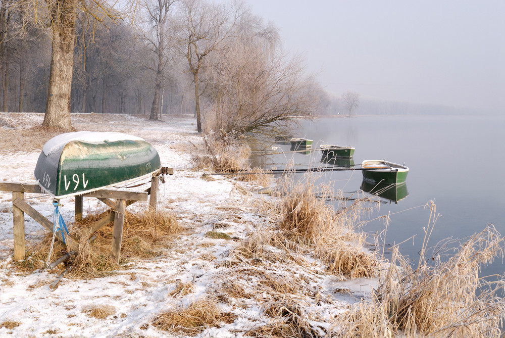 Schlaf der Fischerboote