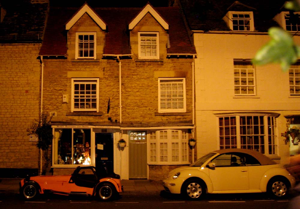 Schlafende Straße in Oxford