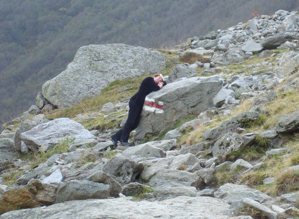 Schlafende Wanderin von Koolen Hans 