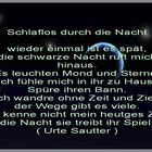 Schlaflos durch die Nacht