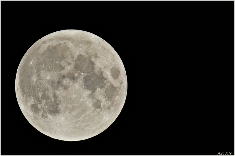 Schlaflos machte mich der Vollmond der vergangenen Nacht.....