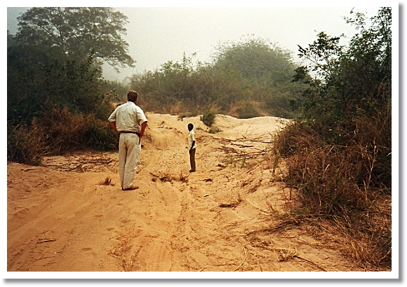 Schlagloch afrikanisch