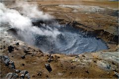 Schlammsprudel am Námaskarð