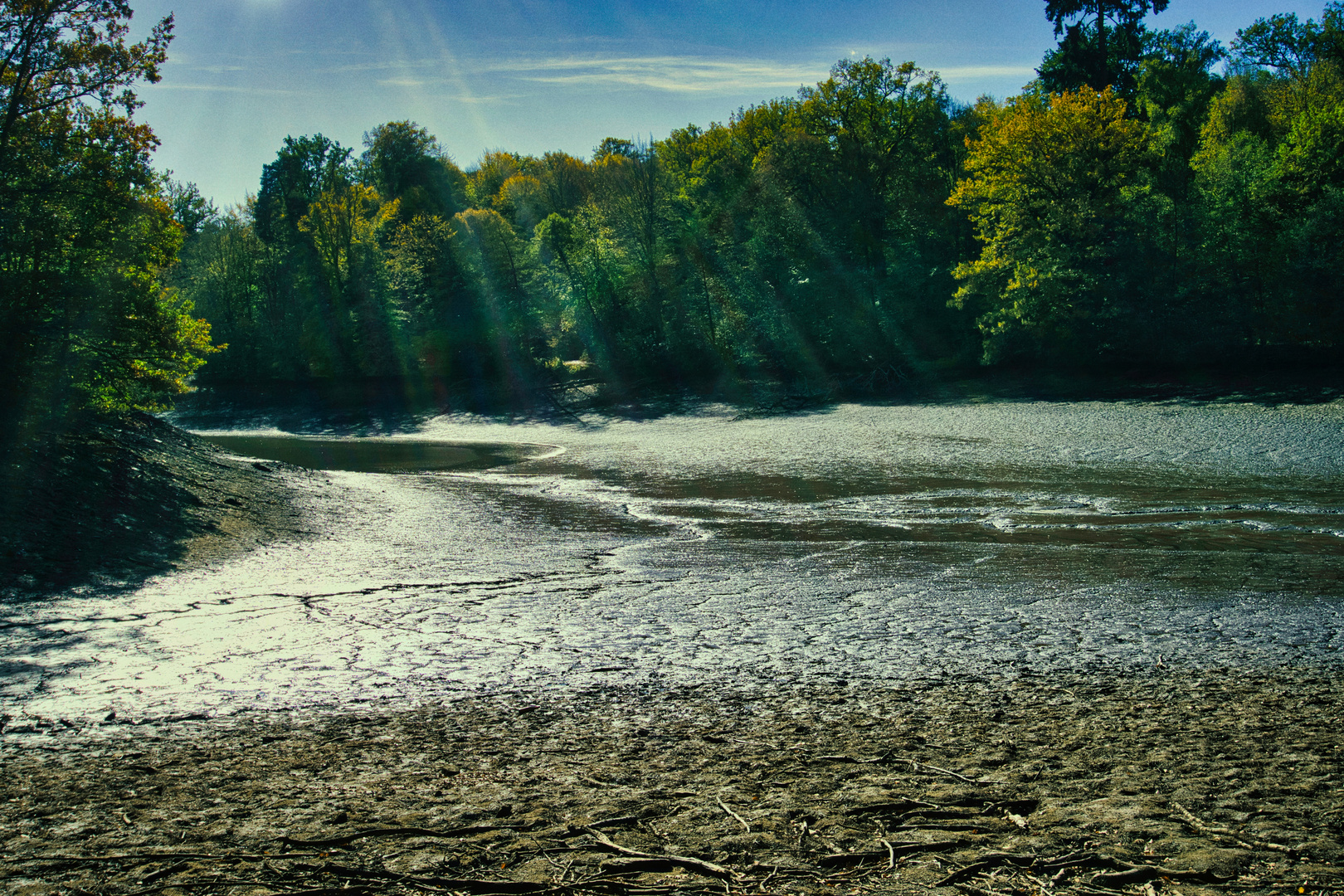 Schlammwüste Pfaffensee...