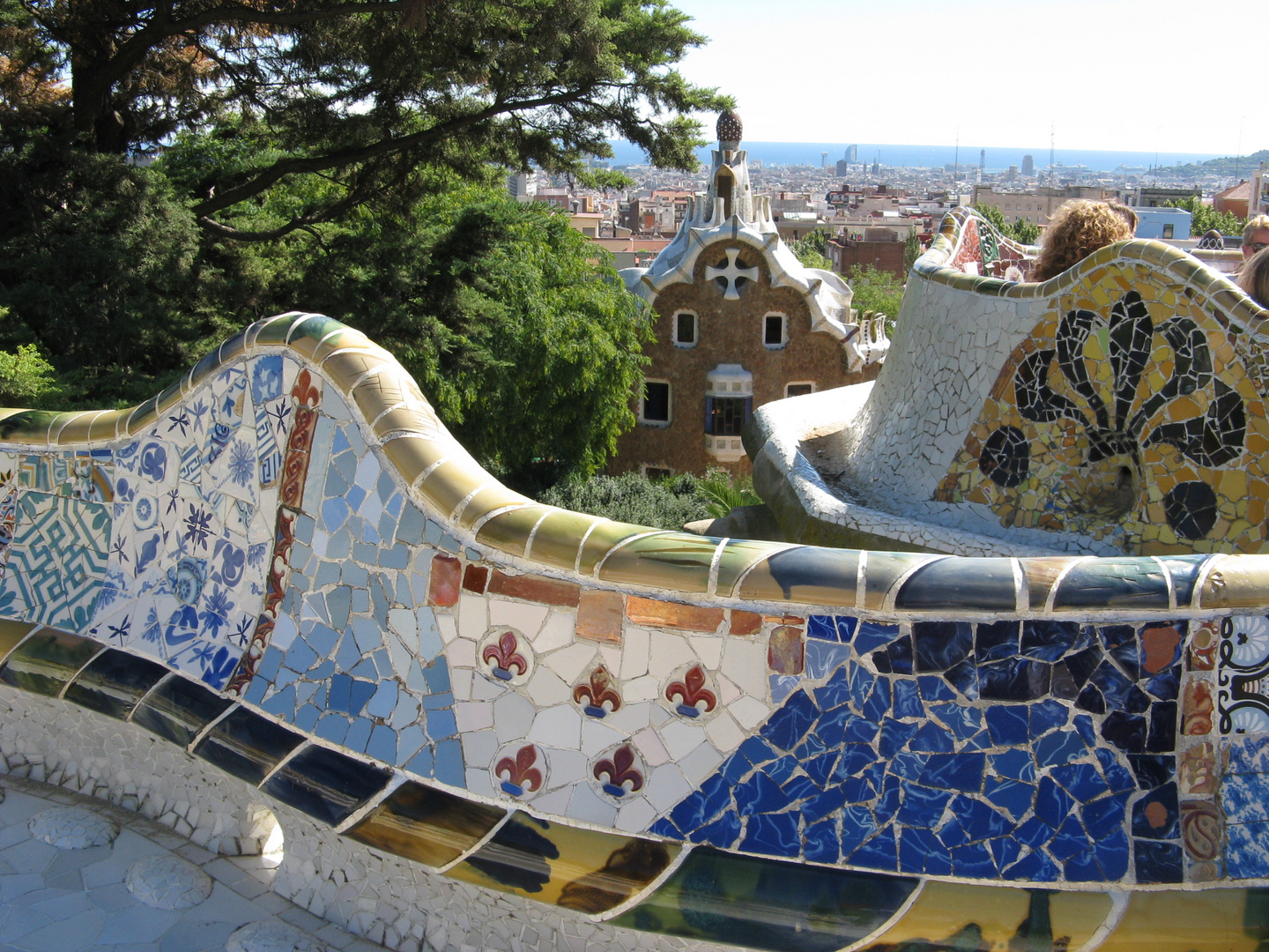 Schlangenbank im Parc Güell