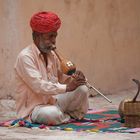 Schlangenbeschwörer in Jaipur / Indien