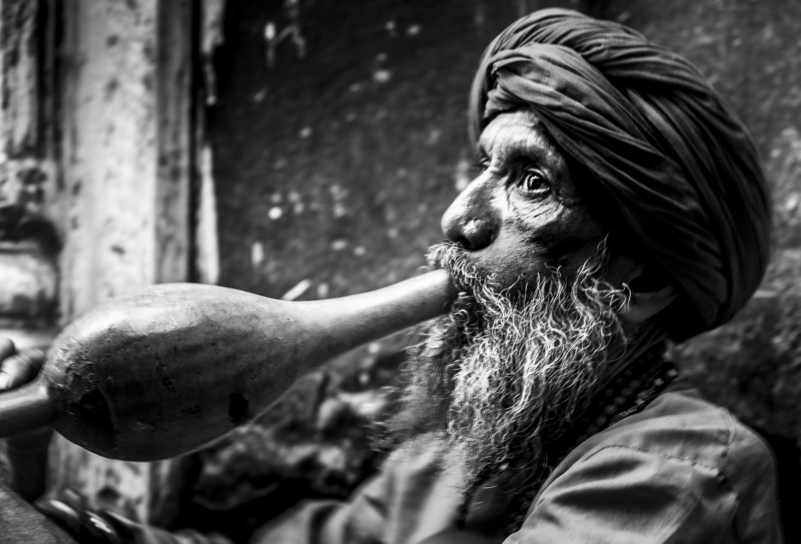 Schlangenbeschwörer in Varanasi