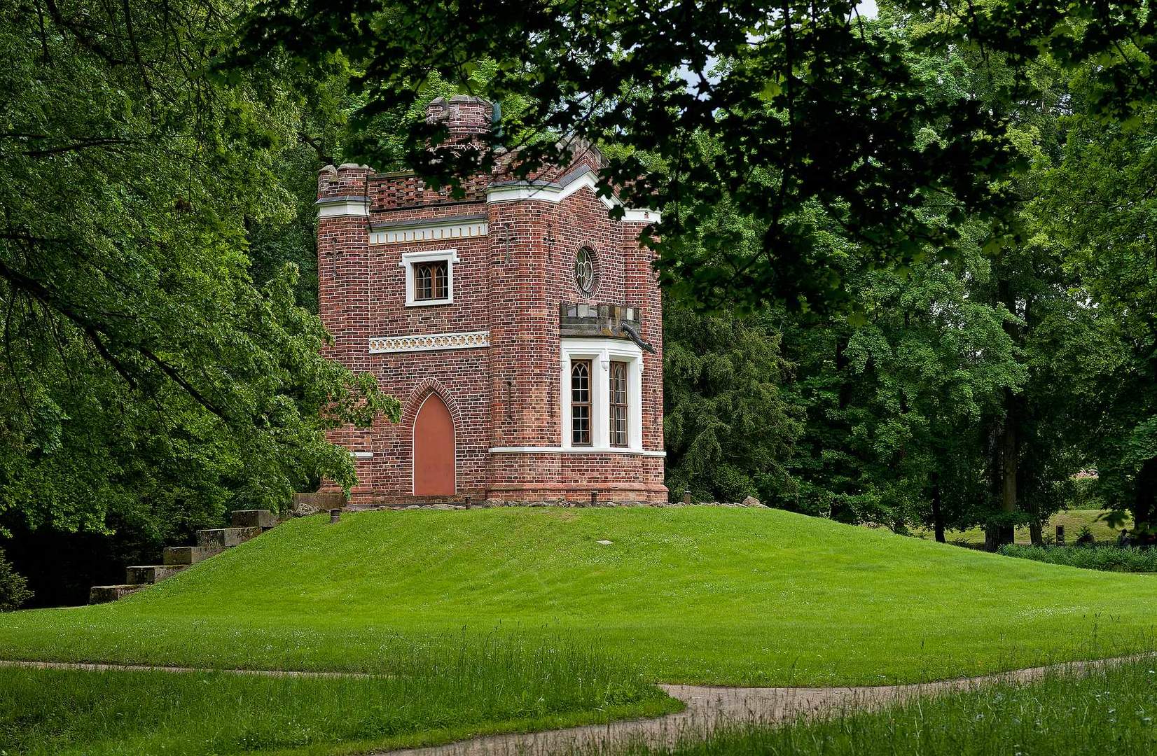 Schlangenhaus im Park Luisium bei Dessau