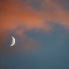 Schlanke Luna im roten Kleidchen