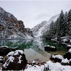 Schlecht Wetter am Pragser Wildsee