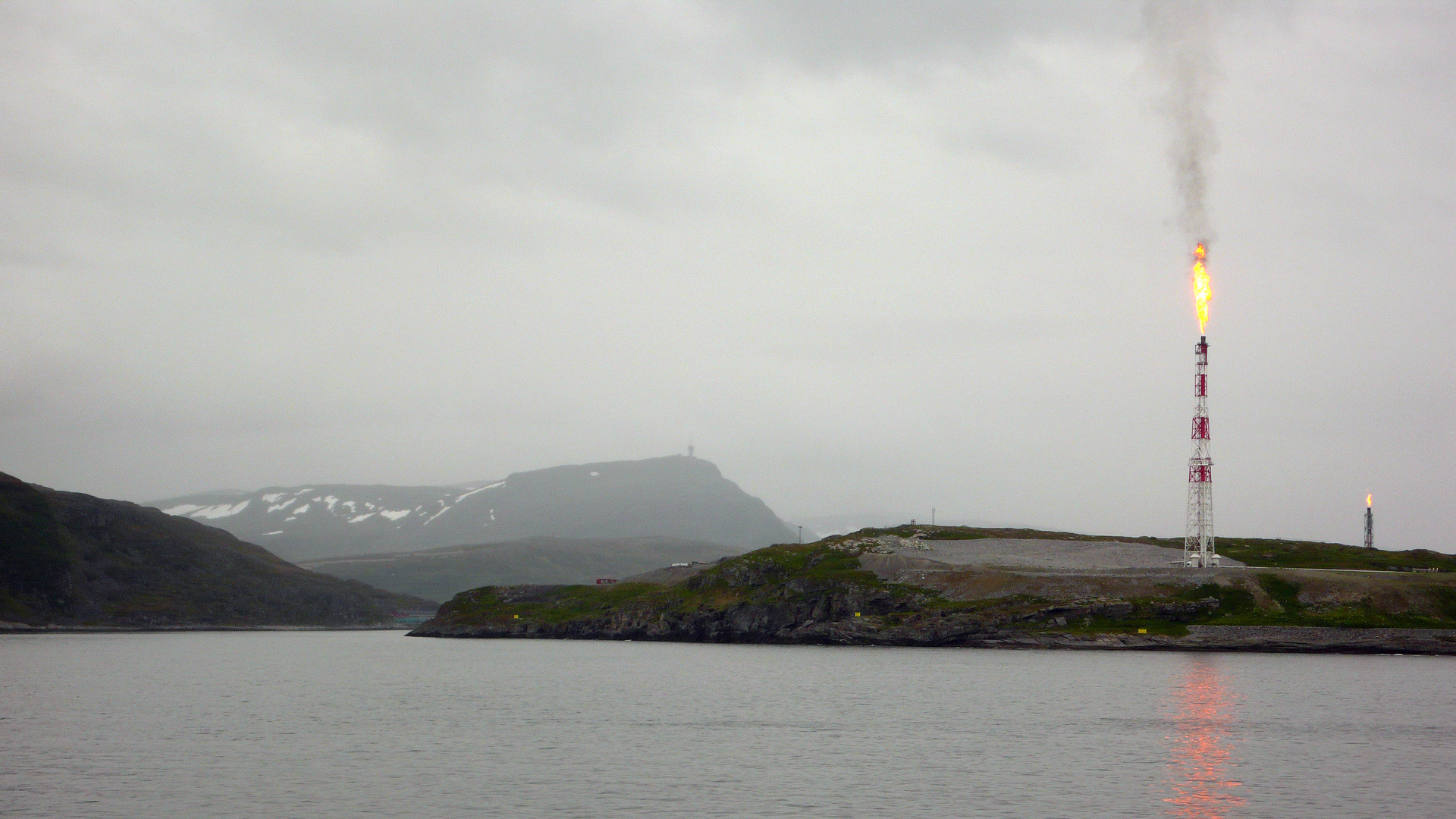 Schlechte Sicht auf Hammerfest