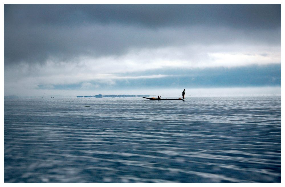 Schlechtes Wetter am Inle-See