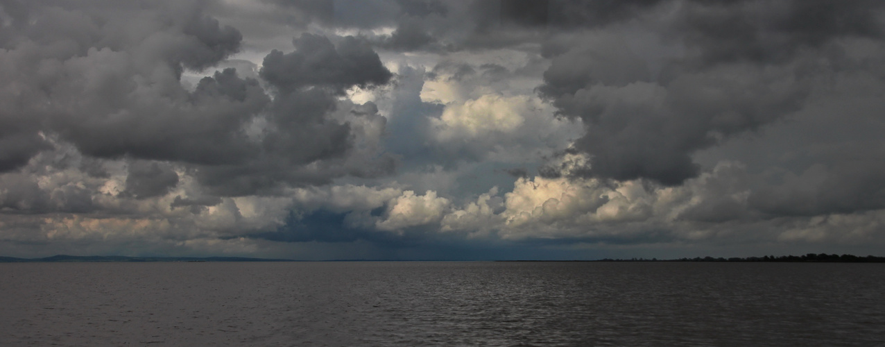 Schlechtes Wetter am Neusiedler See/Austria