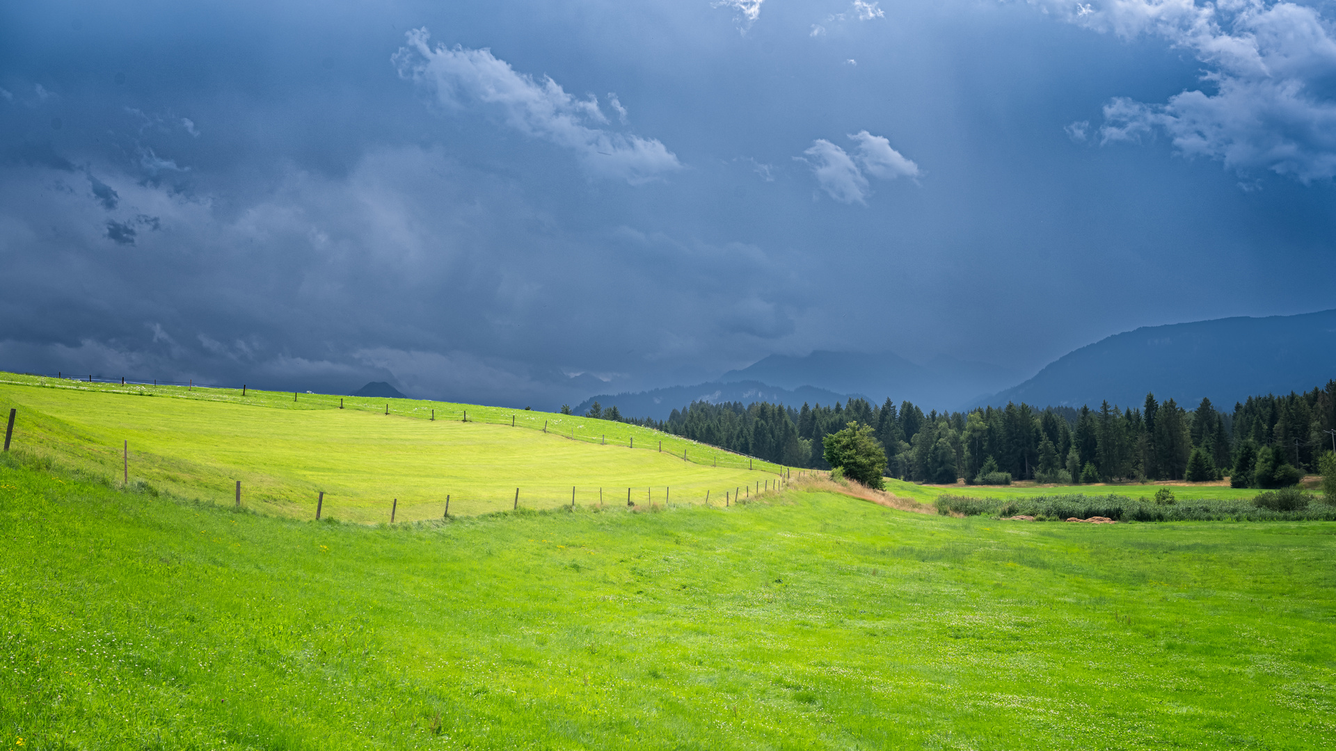 Schlechtes Wetter im Anmarsch