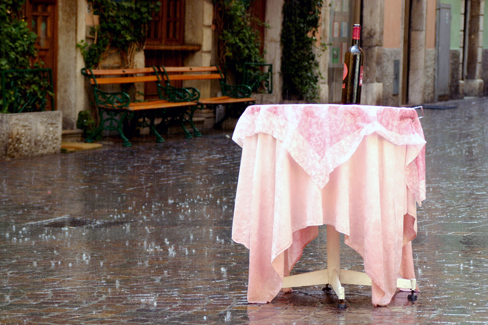 Schlechtes Wetter in Riva