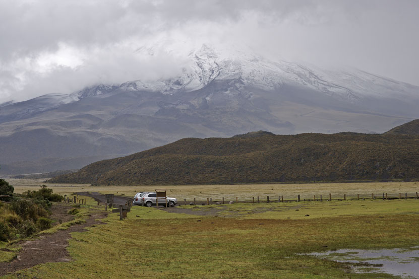 Schlechtwetter am Cotopaxi