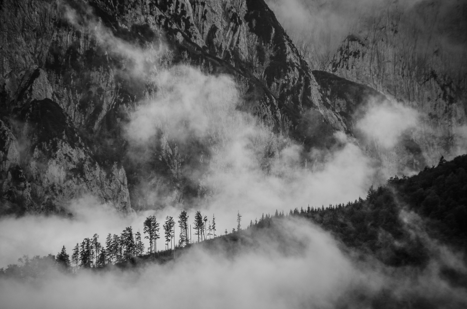 Schlechtwetter am wilden Kaiser