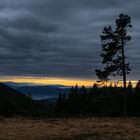 Schlechtwetterfront an der Schwarzwaldhochstraße