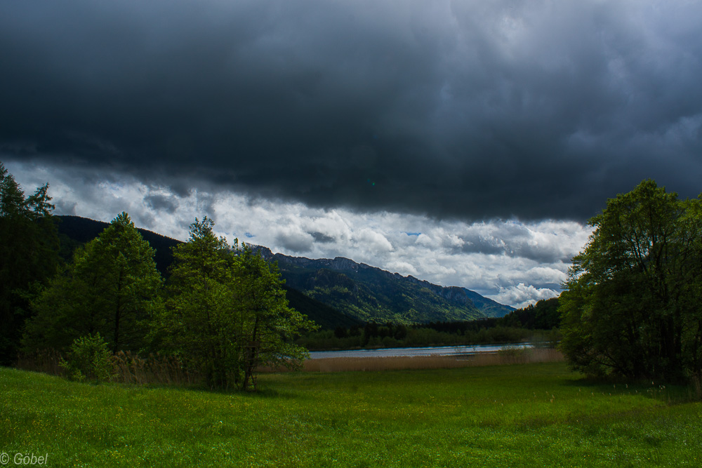 Schlechtwetterfront in Aschau im Chiemgau