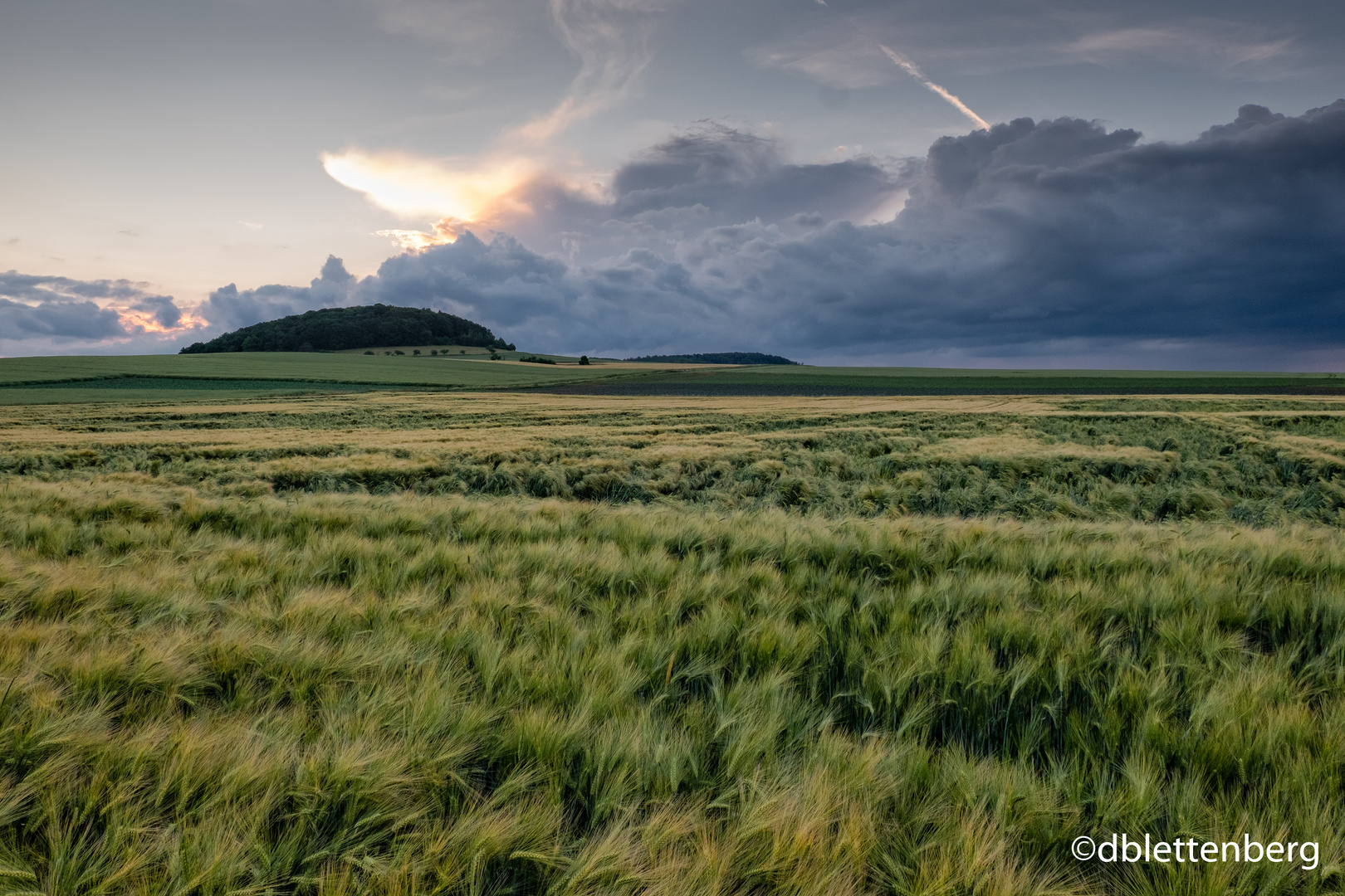 Schlechtwetterfront über dem ...