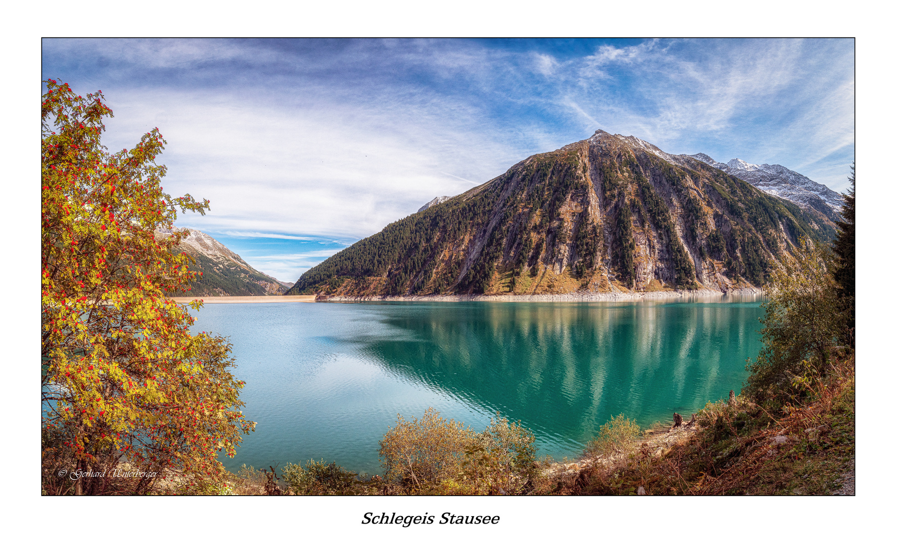 Schlegeis Stausee - die letzten Herbstbilder