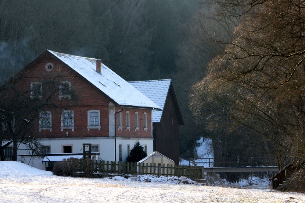 Schlehenmühle am Roten Main