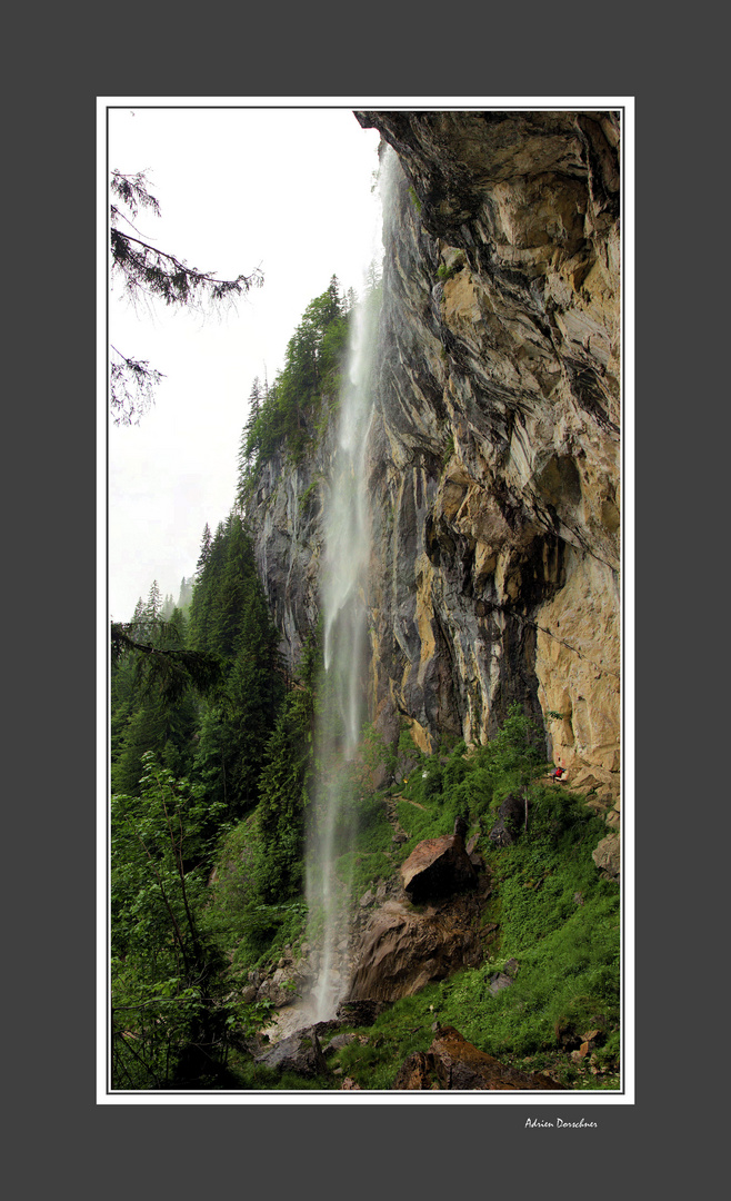 "Schleier Wasserfall" à Going dans le massif du "Wilden Kaiser" Autriche