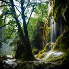 Schleierfälle in der Ammerschlucht bei Saulgrub