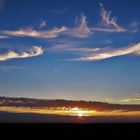 Schleierwolken mit Sonne