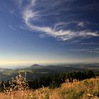 Schleierwolken über der Milseburg