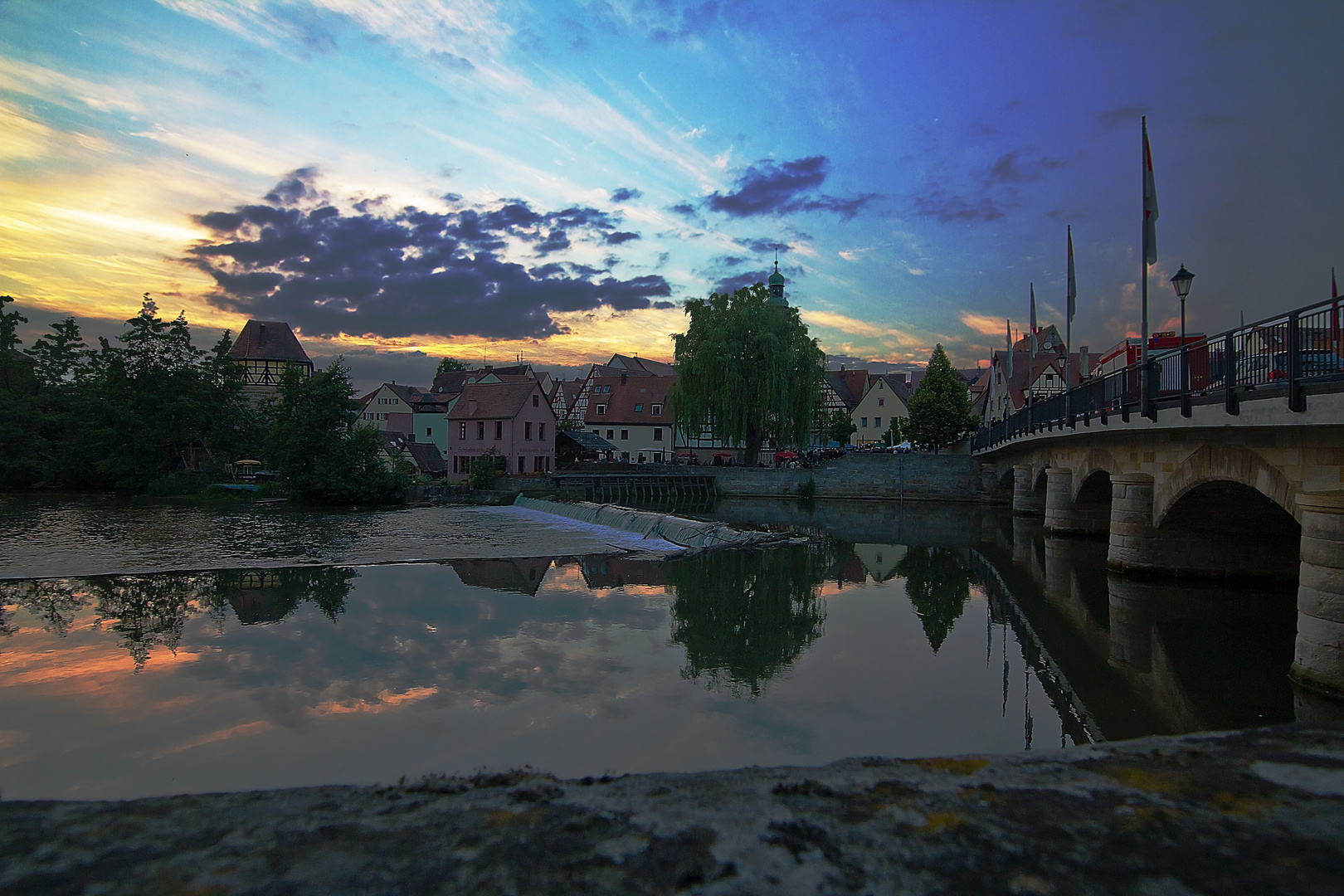 Schleifmühle und Altstadt von Lauf - 2