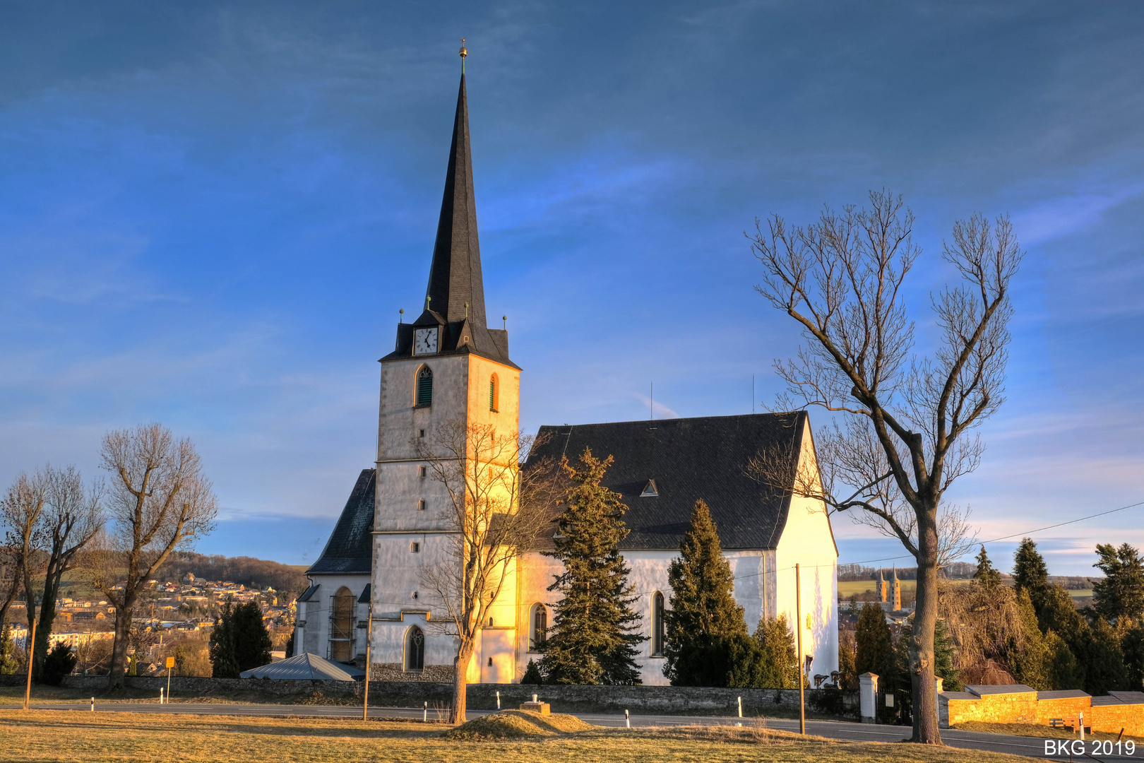 Schleiz - Bergkirche und Schlossruine 