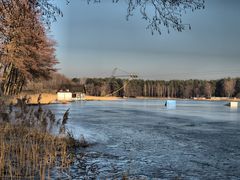 Schleppanlage im Winter