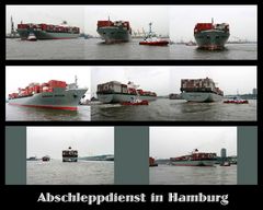 Schleppdienst im Hafen Hamburg