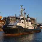 Schlepper Bremerhaven in der Marina