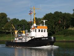 Schlepper ESPER ORT auf dem Nord-Ostsee-Kanal