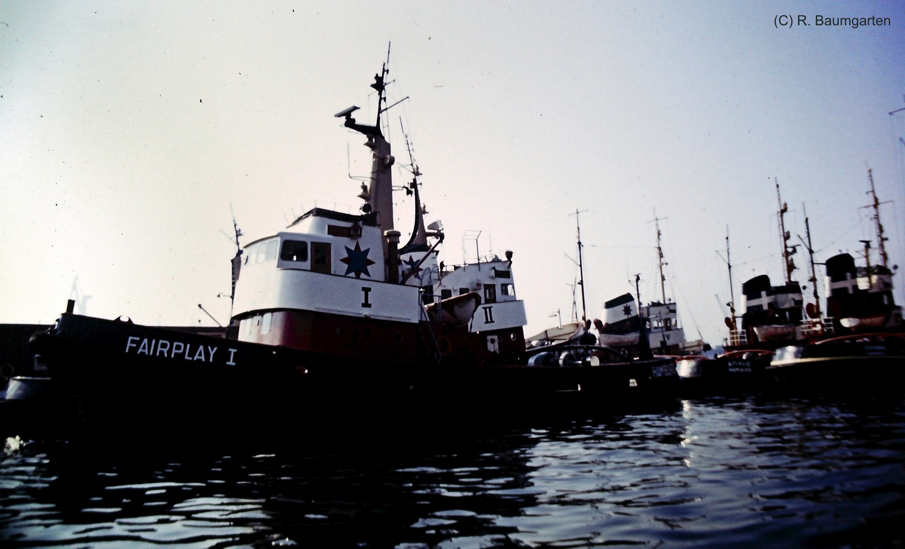 Schlepper Fairplay, Amalie, andere im Hamburger Hafen Anfang der 70er Jahre